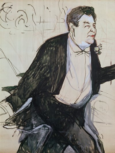 Caudieux (Study for a Poster), 1893 by Henri de Toulouse Lautrec